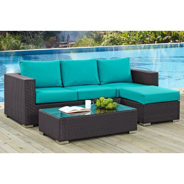 Mazie Patio Compact Sectional Set