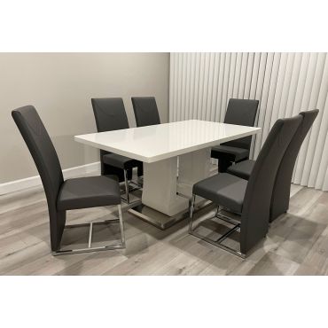 Melia Extendable Dining Table Set