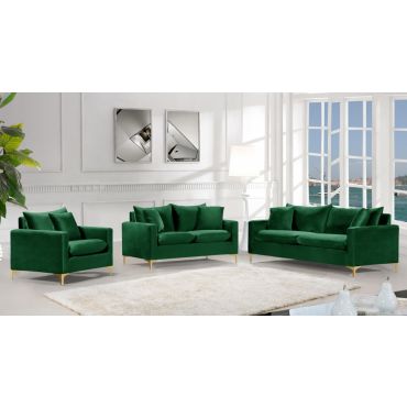 Melinda Green Velvet Sofa Collection