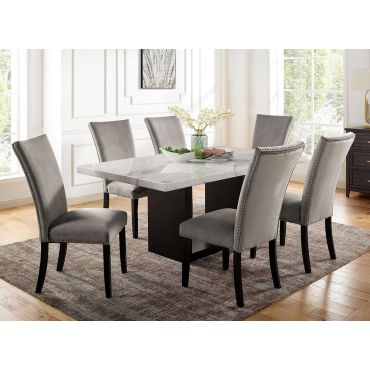Messa Marble Top Dining Table Set