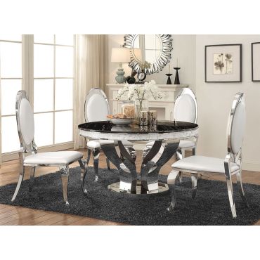 Midland Marble Top Modern Table Set