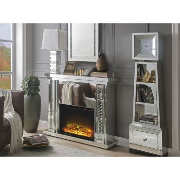 Aanya Mirrored Fireplace