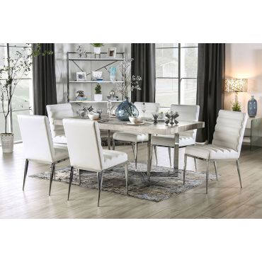 Misu Rustic Grey Top Dining Table