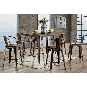 Modus Industrial Farmhouse Pub Table Set