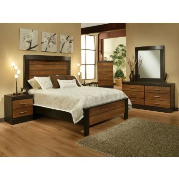 Modwell Modern Bed Two Tone Finish