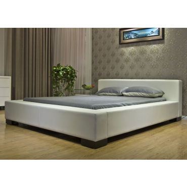 Myall Modern Platform Leather Bed