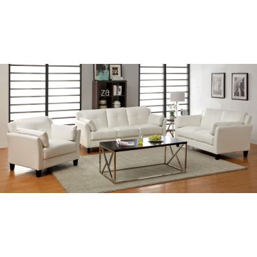 Myra Contemporary Leather Sofa