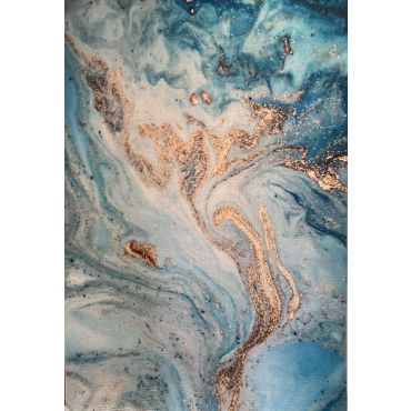 Nare Aqua Modern Area Rug