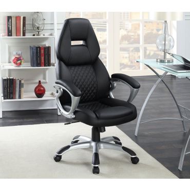 Nars Office Chair Black Leather