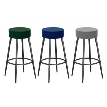 Odeska Velvet Barstool