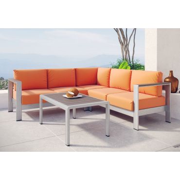 Omnia Patio Sectional With Coffee Table