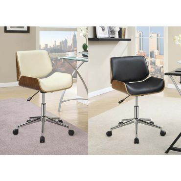 Hilda Modern Office Chair Wood Frame