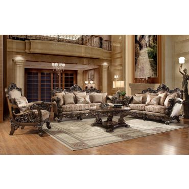 Overland Traditional Style Sofa Set