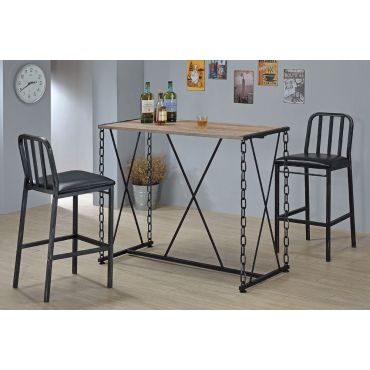 Pablo Industrial Style Bar Table Set