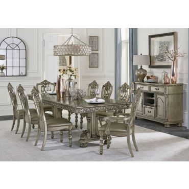 Pecardo Traditional Style Dining Table Set