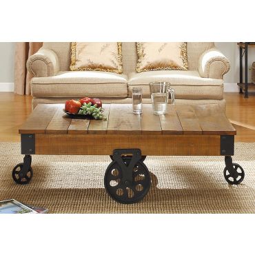 Penny Industrial Style Coffee Table