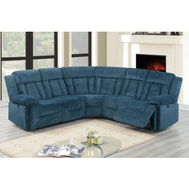 Peter Power Recliner Sectional Set