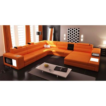 Polaris Modern Sectional With Lights