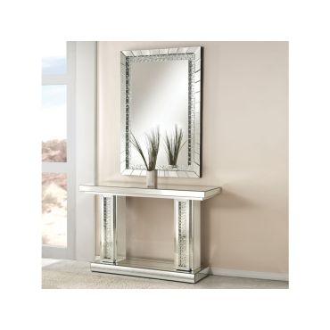 Porphyrion Mirrored Modern Console Table