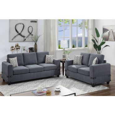 Porter Mid Century Modern Sofa Set