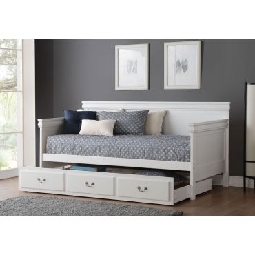 Poster White Finish Classic Daybed
