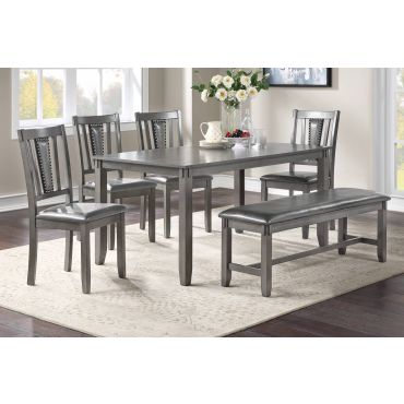 Regan Dining Table Set With Bench