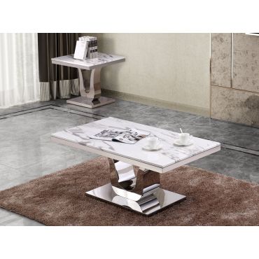 Reyna Marble Top Coffee Table