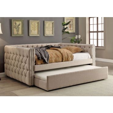 Roberta Ivory Linen Classic Day Bed