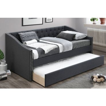 Rossburg Charcoal Daybed With Trundle