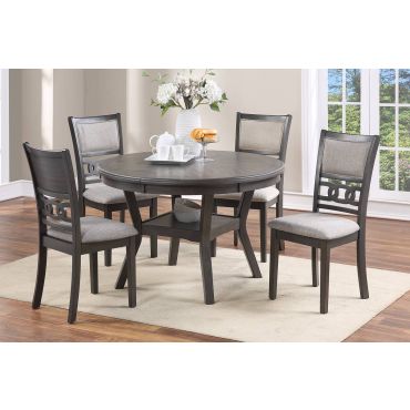 Rotary Round Dining Table Set