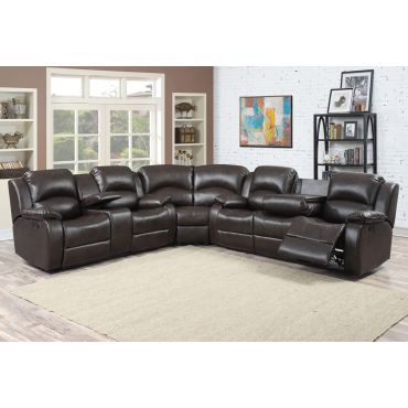 Samara Recliner Sectional With Console