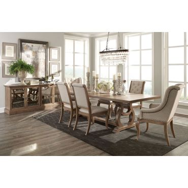 San Anselmo Traditional Style Dining Table Set