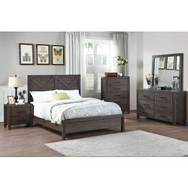 Sanibel Industrial Style Bed Collection