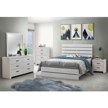 Scarlett Coated White Bedroom Furniture