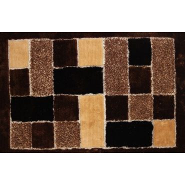 Shaggy Viscose 30 Brown Handmaid Rug