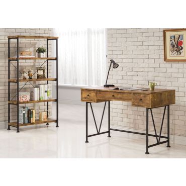 Shirley Industrial Style Writing Desk