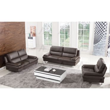 Shania Genuine Leather Modern Sofa