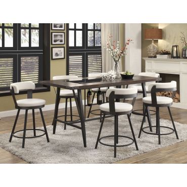 Sierra Industrial Style Pub Table Set