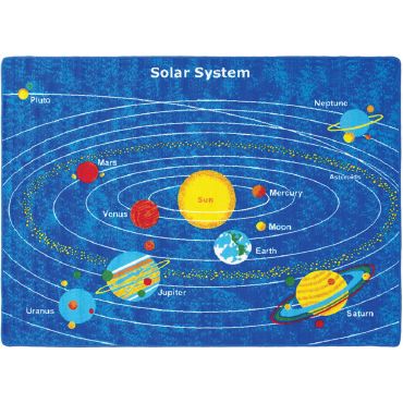 Solar System Kids Area Rug
