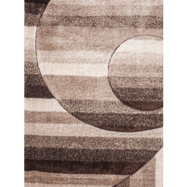 Sorrento 723 Brown Modern Shag Rug