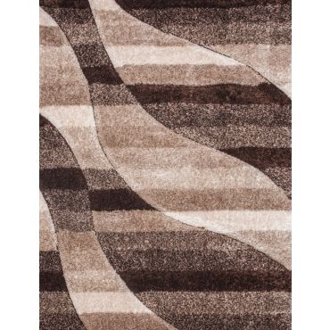 Sorrento 724 Brown Shag Area Rug