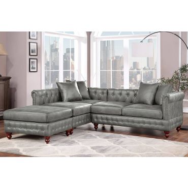 Stacy Tufted Sectional Sofa