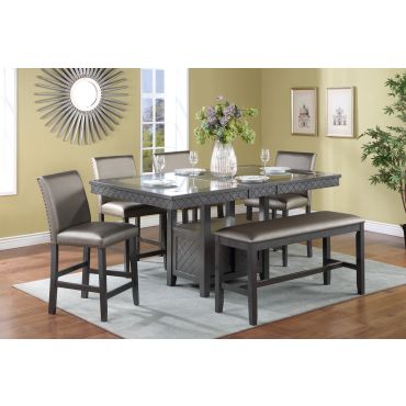 Stardust Counter Height Dining Table Set