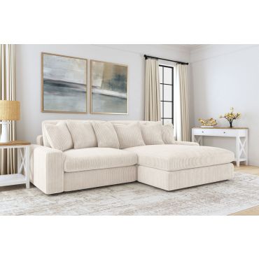 Stefania Sectional With Oversized Chaise