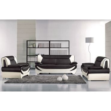 Sterling Modern Style Two Tone Sofa Set