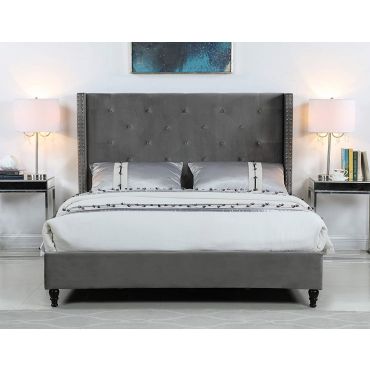 Stratus Winged Headboard Bed