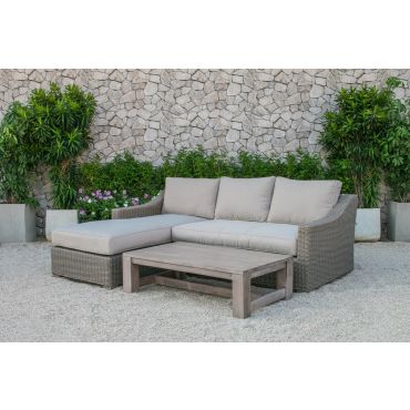 Sumon Outdoor Sectional With Coffee Table