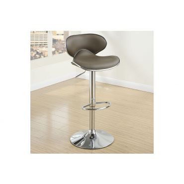 Tabu Espresso Leather Barstool Set of 2