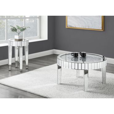 Tango Round Mirrored Coffee Table