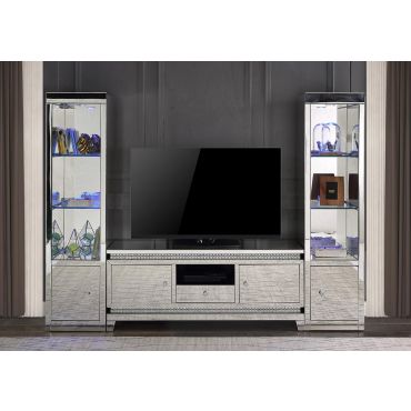 Tansy Mirrored TV Stand